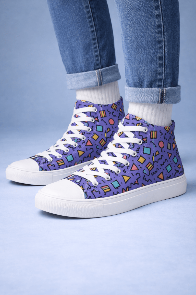 90's RETRO High Tops - Blueatic