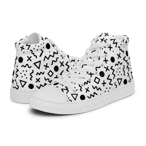 90's VIBES High Tops - Blueatic