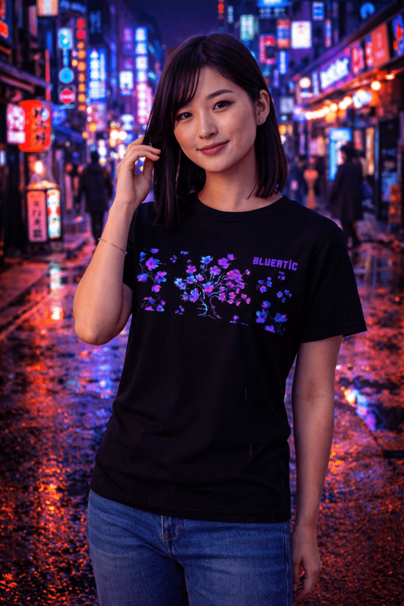 THE SAKURA Tee - Unisex - Blueatic
