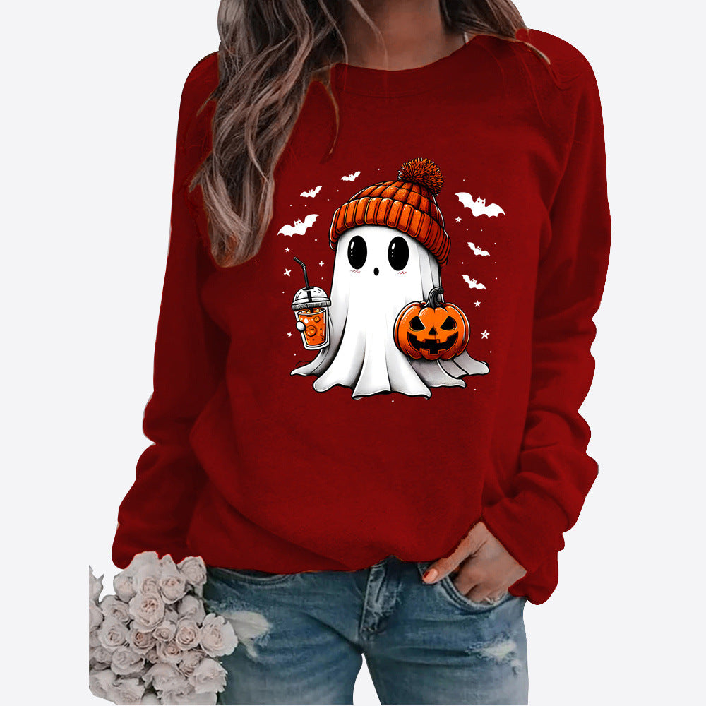 Halloween Cute Ghost Sweatshirt
