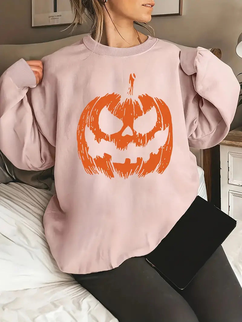 Halloween Pumpkin Sweater