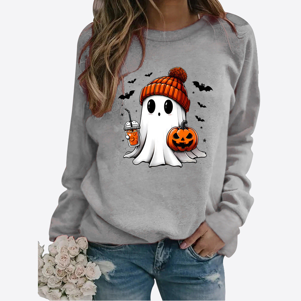 Halloween Cute Ghost Sweatshirt