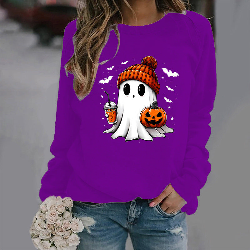 Halloween Cute Ghost Sweatshirt
