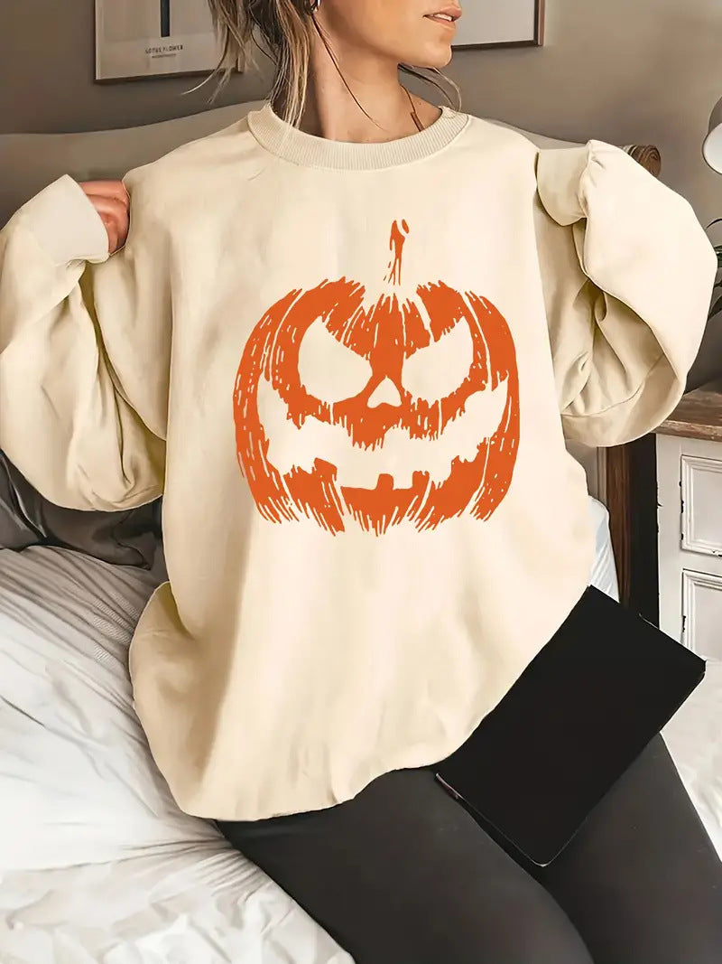 Halloween Pumpkin Sweater
