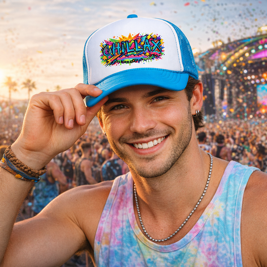 Chillax trucker hat
