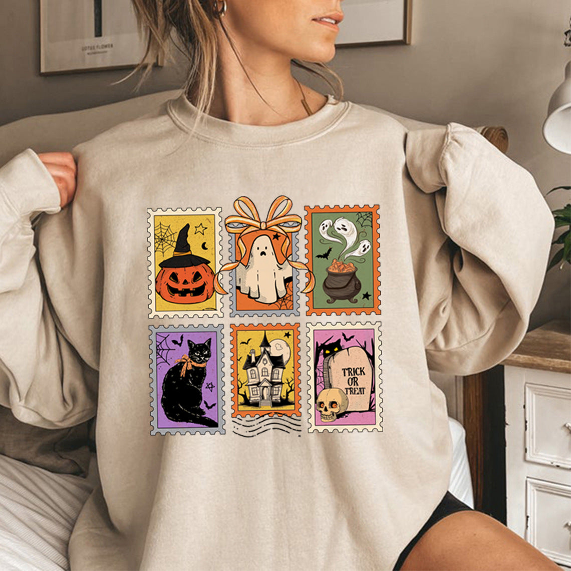 Retro Hallowee Season Sweatshirt