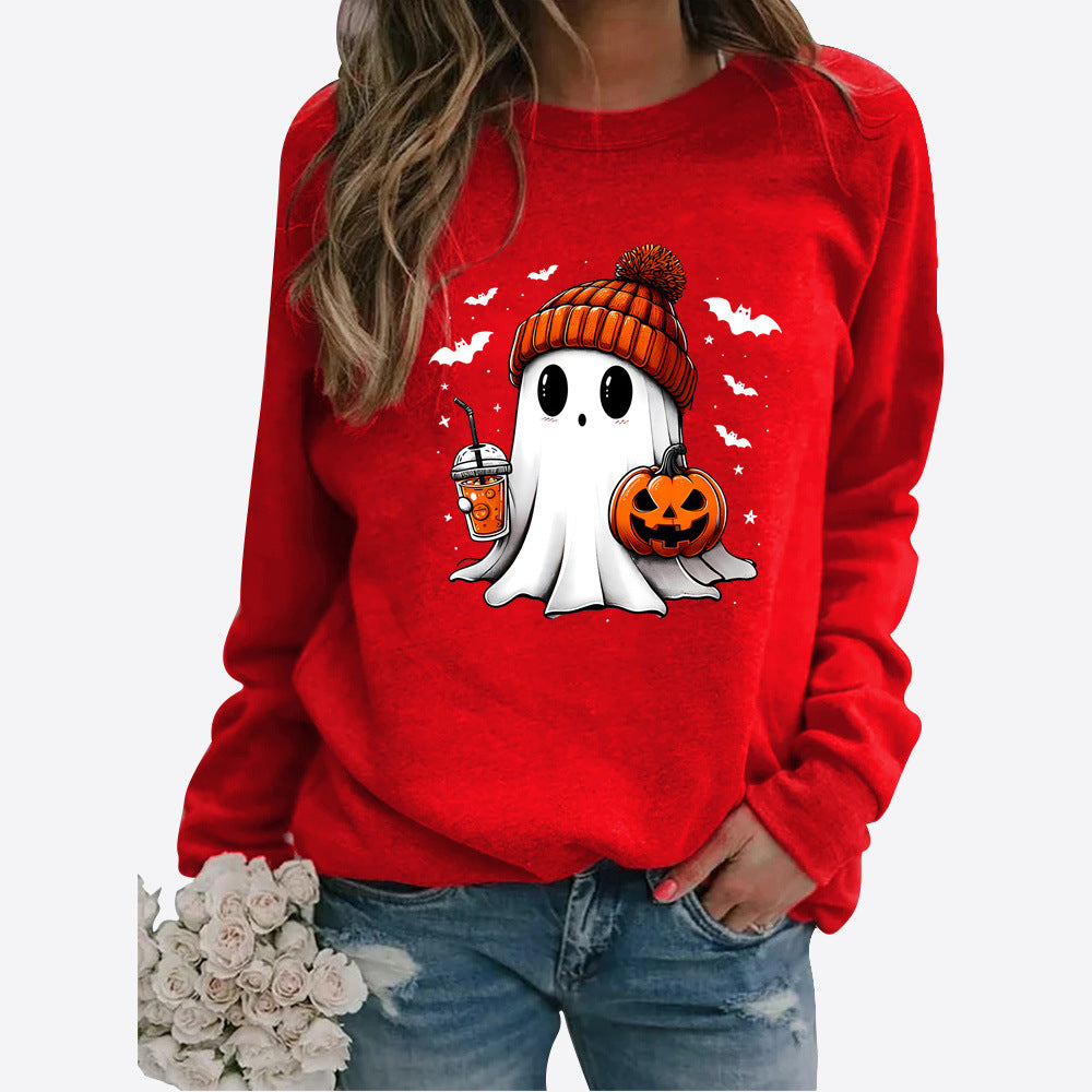 Halloween Cute Ghost Sweatshirt