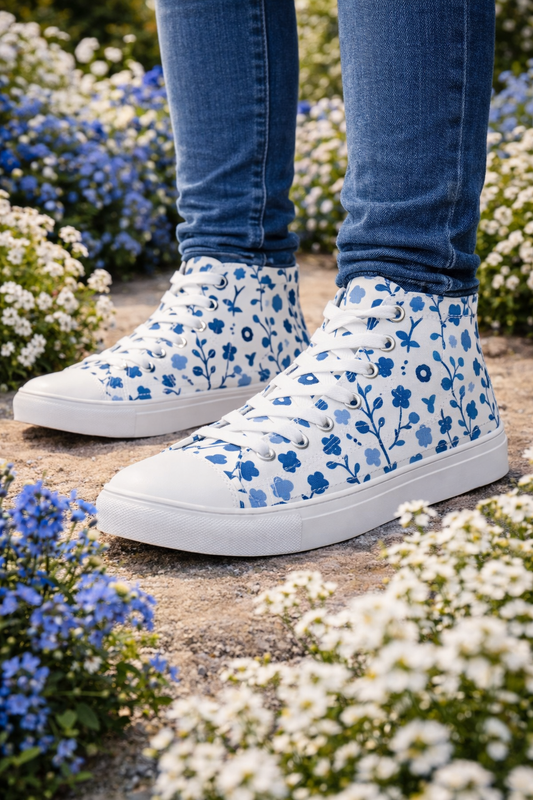 BLUE SILHOUETTES High Tops