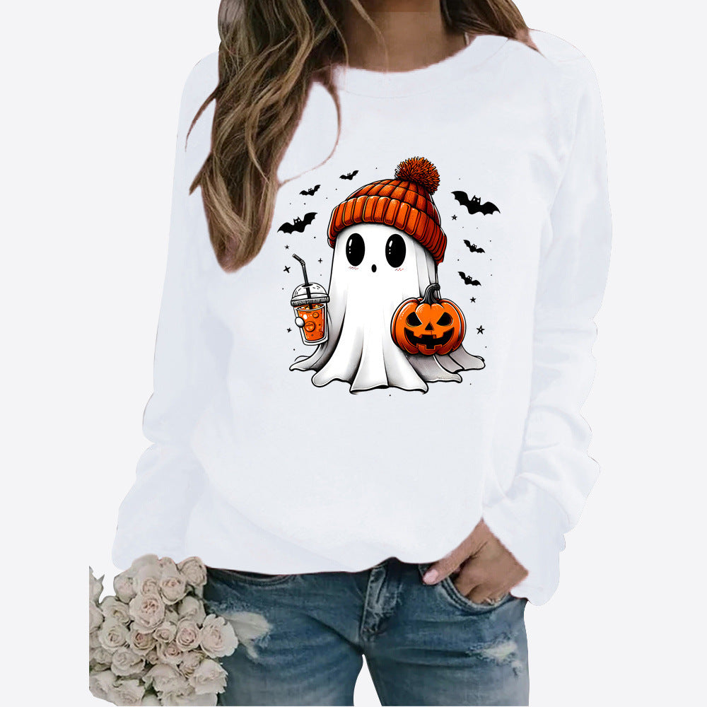 Halloween Cute Ghost Sweatshirt