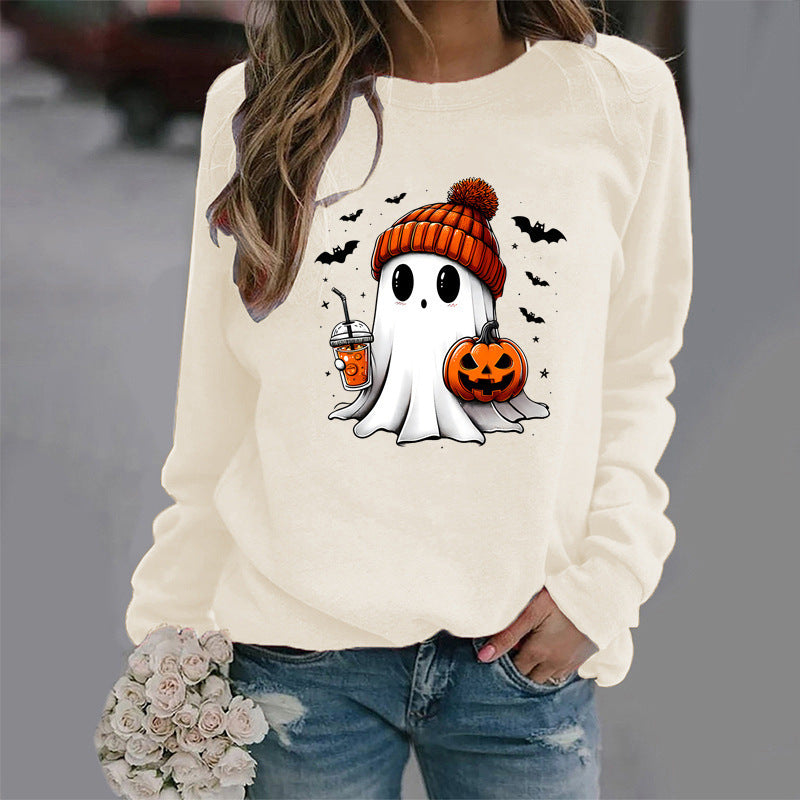 Halloween Cute Ghost Sweatshirt