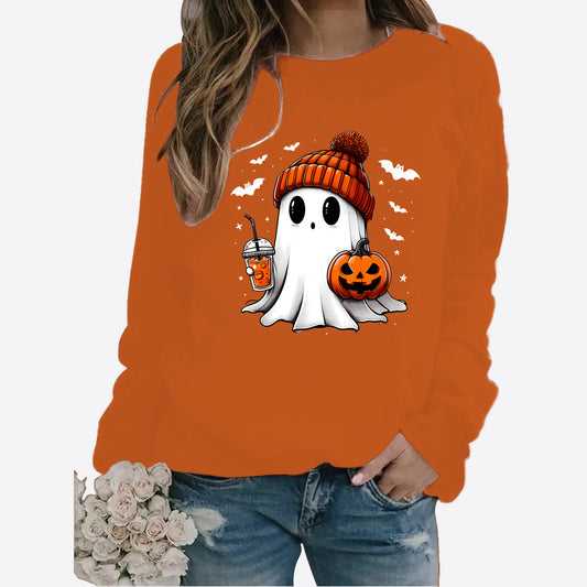 Halloween Cute Ghost Sweatshirt