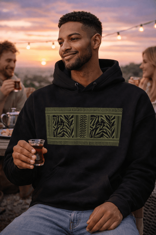 OLIVE ROOTS Hoodie - Unisex - Blueatic