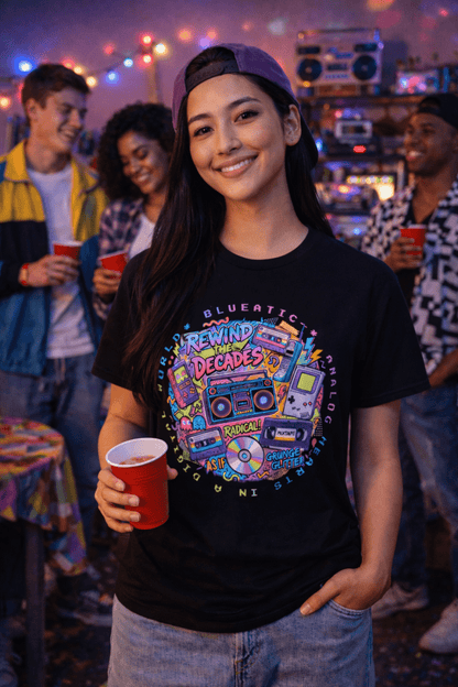 RETRO CLASH Tee - Unisex - Blueatic